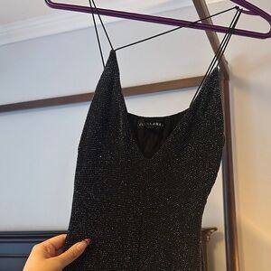 JLUXLABEL Sparkling Black Dress